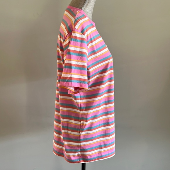 Nickelodeon | Size M | Rainbow Striped | Unisex T-shirt | NWT - Picture 2 of 7